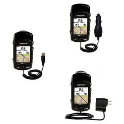 Gomadic Deluxe Kit for the Garmin Edge 705 includes a USB cable with Car and Wall Charger - Brand w/