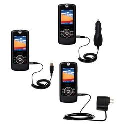 Gomadic Deluxe Kit for the Motorola RIZR includes a USB cable with Car and Wall Charger - Brand w/ T