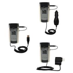 Gomadic Deluxe Kit for the Samsung SCH-U700 includes a USB cable with Car and Wall Charger - Brand w