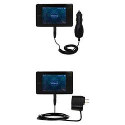 Gomadic Deluxe Kit for the Samsung SGH-A127 includes a USB cable with Car and Wall Charger - Brand w