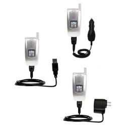 Gomadic Deluxe Kit for the Sanyo RL-2500 includes a USB cable with Car and Wall Charger - Brand w/ T