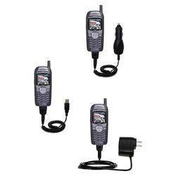 Gomadic Deluxe Kit for the Sanyo RL-4930 includes a USB cable with Car and Wall Charger - Brand w/ T