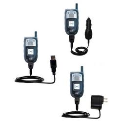 Gomadic Deluxe Kit for the Sanyo RL-7300 includes a USB cable with Car and Wall Charger - Brand w/ T