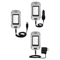 Gomadic Deluxe Kit for the T-Mobile Sidekick includes a USB cable with Car and Wall Charger - Brand