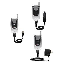 Gomadic Deluxe Kit for the UTStarcom CDM-105 includes a USB cable with Car and Wall Charger - Brand
