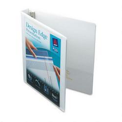 Avery-Dennison Design Edge Presentation View Binder, 1 Capacity, White