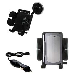Gomadic Dopod 900 Auto Windshield Holder with Car Charger - Uses TipExchange