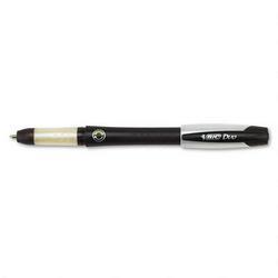 Bic Corporation Duo™ Pen and Highlighter Combination, Refillable, Black Ink