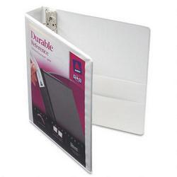 Avery-Dennison Durable Vinyl View Binder, 1 1/2 Capacity, White