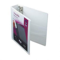 Avery-Dennison Durable Vinyl View Binder, 2 Capacity, White