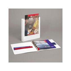 Cardinal Brands Inc. EasyOpen® ClearVue™ Locking Round Ring Binder, 1 1/2 Capacity, Black