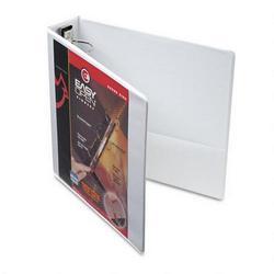 Cardinal Brands Inc. EasyOpen® ClearVue™ Locking Round Ring Binder, 2 Capacity, White