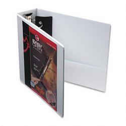 Cardinal Brands Inc. EasyOpen® ClearVue™ Locking Round Ring Binder, 3 Capacity, White