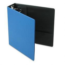 Cardinal Brands Inc. EasyOpen® Locking Round Ring Binder, Letter Size, 3 Capacity, Medium Blue