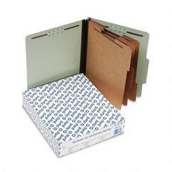 Esselte Pendaflex Corp. Eight Section Pressboard Classification Folders, Letter Size, Green, 10/Box