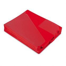 Esselte Pendaflex Corp. End Tab Vinyl Outguides with Center Tab Printed OUT , Letter Size, Red, 50/Box