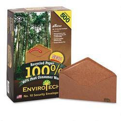 Ampad/Divi Of American Pd & Ppr Envirotech™ Recycled #10 Natural Brown Envelopes, 500/Box