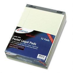 Ampad/Divi Of American Pd & Ppr Evidence® Greentint Legal Ruled Pads, 8 1/2 x 11 3/4, 50 Sheets/Pad, Dozen