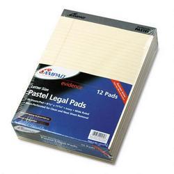 Ampad/Divi Of American Pd & Ppr Evidence® Ivory Legal Ruled Pads, 8 1/2 x 11 3/4, 50 Sheets/Pad, Dozen