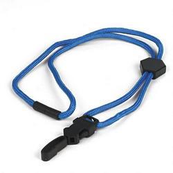 Advantus Corporation Executive Braided Lanyard, Breakaway Clasp, Plastic Swivel Hook, Blue