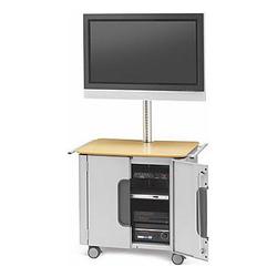 BRETFORD FLAT PANEL CABINET CART W/200MM PLATE