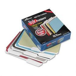 Ampad/Divi Of American Pd & Ppr File Folders, Letter Size, 1/3 Cut, Assorted Fashion Colors, 100/Box