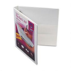 Avery-Dennison Flip Back 3 Ring View Binder, 1 Capacity, White