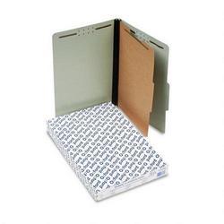 Esselte Pendaflex Corp. Four Section Pressboard Classification Folders, Legal Size, Green, 10/Box