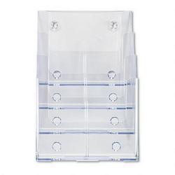 Deflecto Corporation Four Tier Multi Compartment Large Size Docuholder™ 9 1/4 x 7x13 1/2, Clear