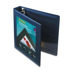 Avery-Dennison Framed Presentation EZD® Locking Veiw Binder, 1 1/2 Capacity, Navy Blue