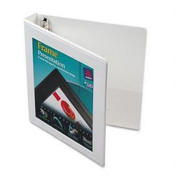 Avery-Dennison Framed Presentation EZD® Locking Veiw Binder, 1 Capacity, White