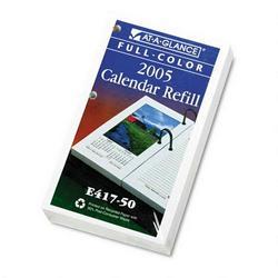 At-A-Glance Full Color Daily Photographic Calendar Refill, 3 1/2 x 6