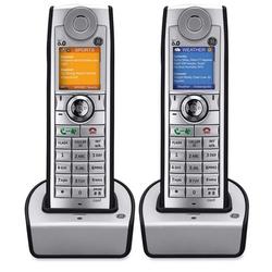 G.E. GE Cordless Phone - 1 x Phone Line(s) - RJ-45 - Silver