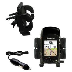 Gomadic Garmin Edge 705 Auto Vent Holder with Car Charger - Uses TipExchange