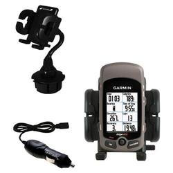 Gomadic Garmin Edge Auto Cup Holder with Car Charger - Uses TipExchange