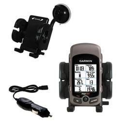 Gomadic Garmin Edge Auto Windshield Holder with Car Charger - Uses TipExchange