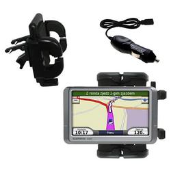 Gomadic Garmin Nuvi 880 Auto Vent Holder with Car Charger - Uses TipExchange