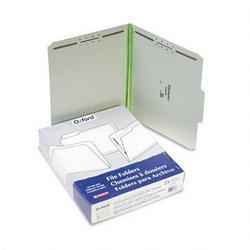 Esselte Pendaflex Corp. Green Pressboard 1 Cap. Folders with 2 Fasteners, 1/3 Cut, Letter, 25/Box