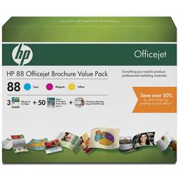 HEWLETT PACKARD HP No. 88 Tri-Color Ink Cartridge - 620 Pages - Cyan, Magenta, Yellow