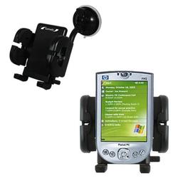 Gomadic HP iPAQ h4150 Car Windshield Holder - Brand