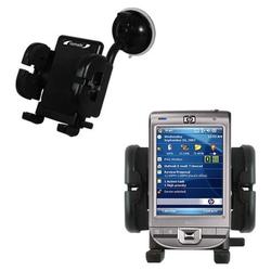 Gomadic HP iPaq 110 Car Windshield Holder - Brand