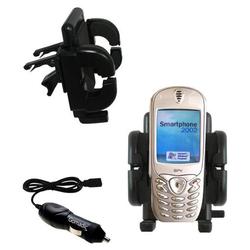 Gomadic HTC Canary Auto Vent Holder with Car Charger - Uses TipExchange