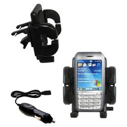 Gomadic HTC S710 Auto Vent Holder with Car Charger - Uses TipExchange