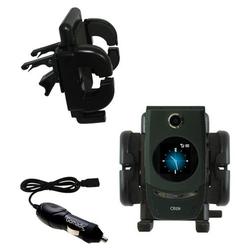 Gomadic HTC StarTrek Auto Vent Holder with Car Charger - Uses TipExchange