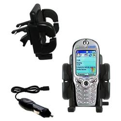 Gomadic HTC Tanager Auto Vent Holder with Car Charger - Uses TipExchange