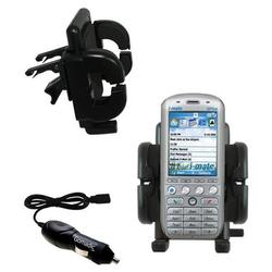 Gomadic HTC Tornado Auto Vent Holder with Car Charger - Uses TipExchange
