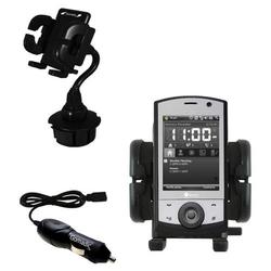 Gomadic HTC Touch Cruise Auto Cup Holder with Car Charger - Uses TipExchange