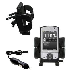 Gomadic HTC Touch Cruise Auto Vent Holder with Car Charger - Uses TipExchange
