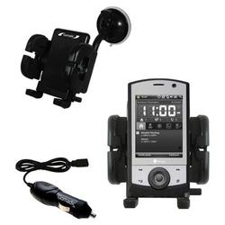 Gomadic HTC Touch Cruise Auto Windshield Holder with Car Charger - Uses TipExchange