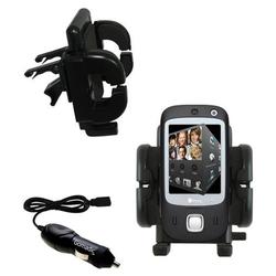 Gomadic HTC Touch Dual Auto Vent Holder with Car Charger - Uses TipExchange